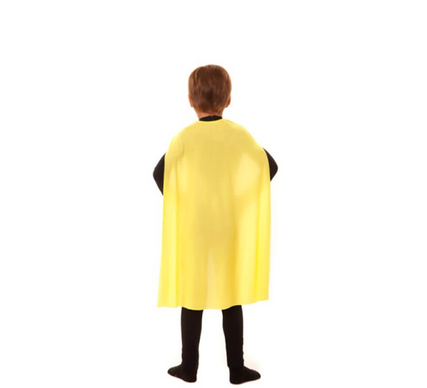 Translation missing: pt-PT.Capa Superhéroe Infantil Amarilla de 70 cm