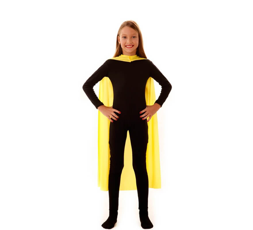 Translation missing: pt-PT.Capa Superhéroe Infantil Amarilla de 90 cm