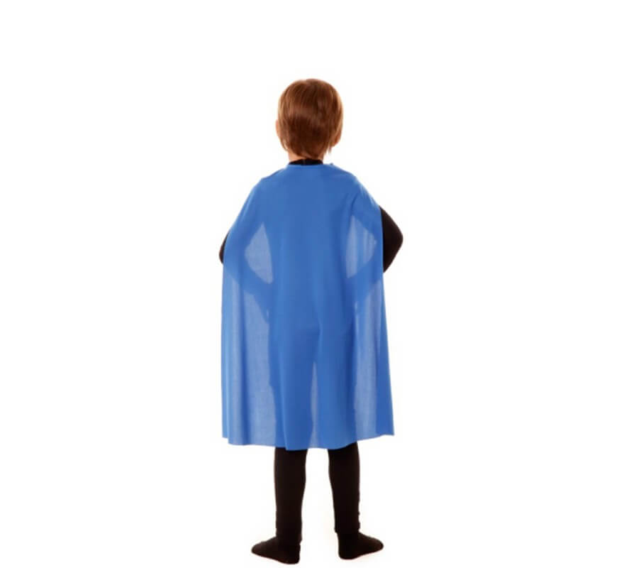 Translation missing: pt-PT.Capa Superhéroe Infantil Azul de 70 cm