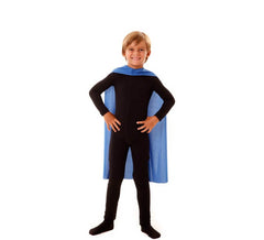 Manto de Super-Herói Azul Infantil de 70cm