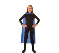Manto Azul de Super-Herói para Crianças 90 cm