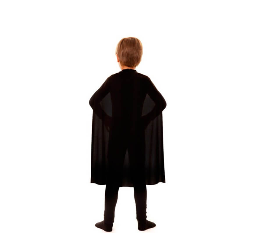 Translation missing: pt-PT.Capa Superhéroe Infantil Negra de 70 cm