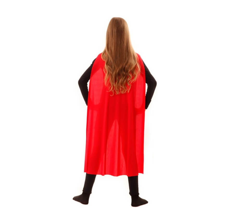 Translation missing: pt-PT.Capa Superhéroe Infantil Roja de 90 cm