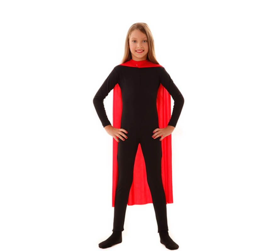 Translation missing: pt-PT.Capa Superhéroe Infantil Roja de 90 cm