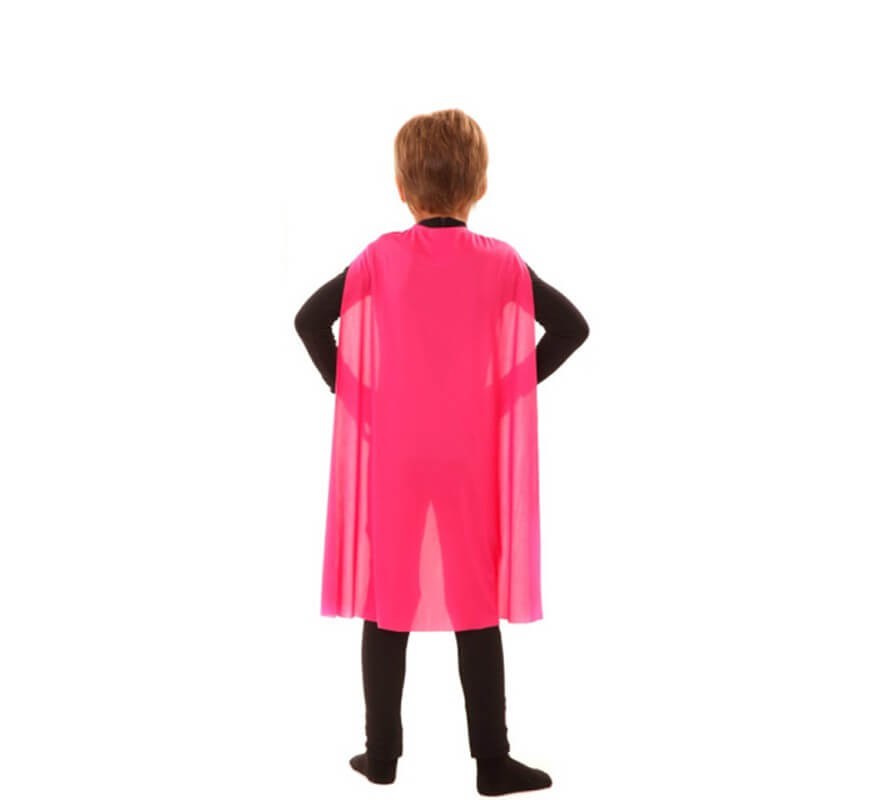 Translation missing: pt-PT.Capa Superhéroe Infantil Rosa de 70 cm