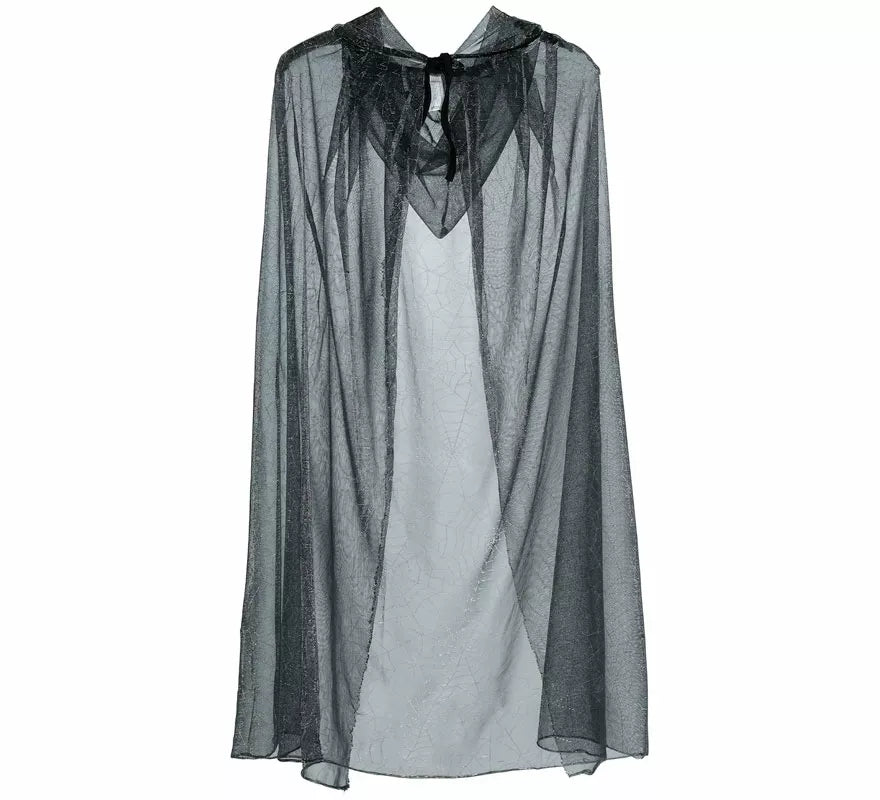 Translation missing: pt-PT.Capa Transparente Brillante plata de 130 cm para mujer