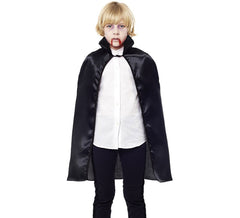 Capa de Vampiro Preta 90 cm Infantil