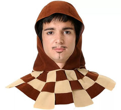 Capuz medieval marrom