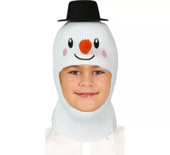 Capuz de boneco de neve infantil