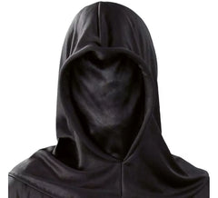 Capuz de pano preto para o Halloween