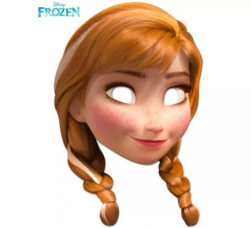 Translation missing: pt-PT.Careta de Anna de Frozen El reino del hielo de cartón