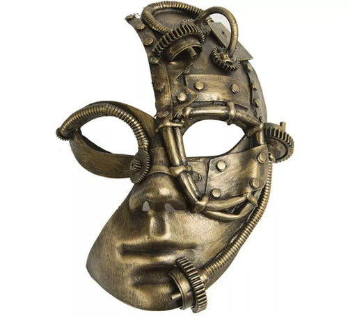 Careta de Steampunk Media Cara