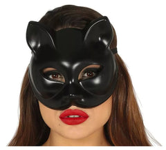 Máscara de gato preto