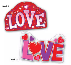 Decoração pôster Love 51x33 cm em 2 modelos
