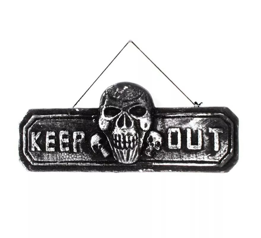Translation missing: pt-PT.Cartel Keep Out de foam de 40x16,5x3 cm
