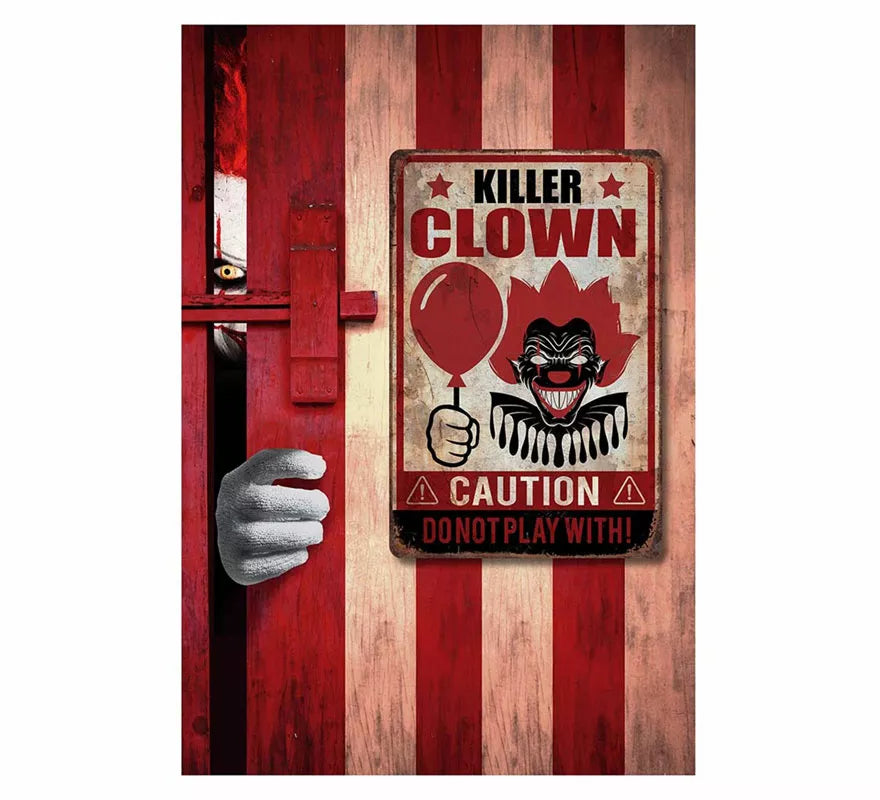 Translation missing: pt-PT.Cartel 'Killer Clown' de 24X36 cm