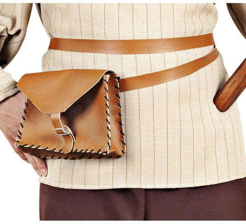 Cartera Medieval plástico imitación de cuero