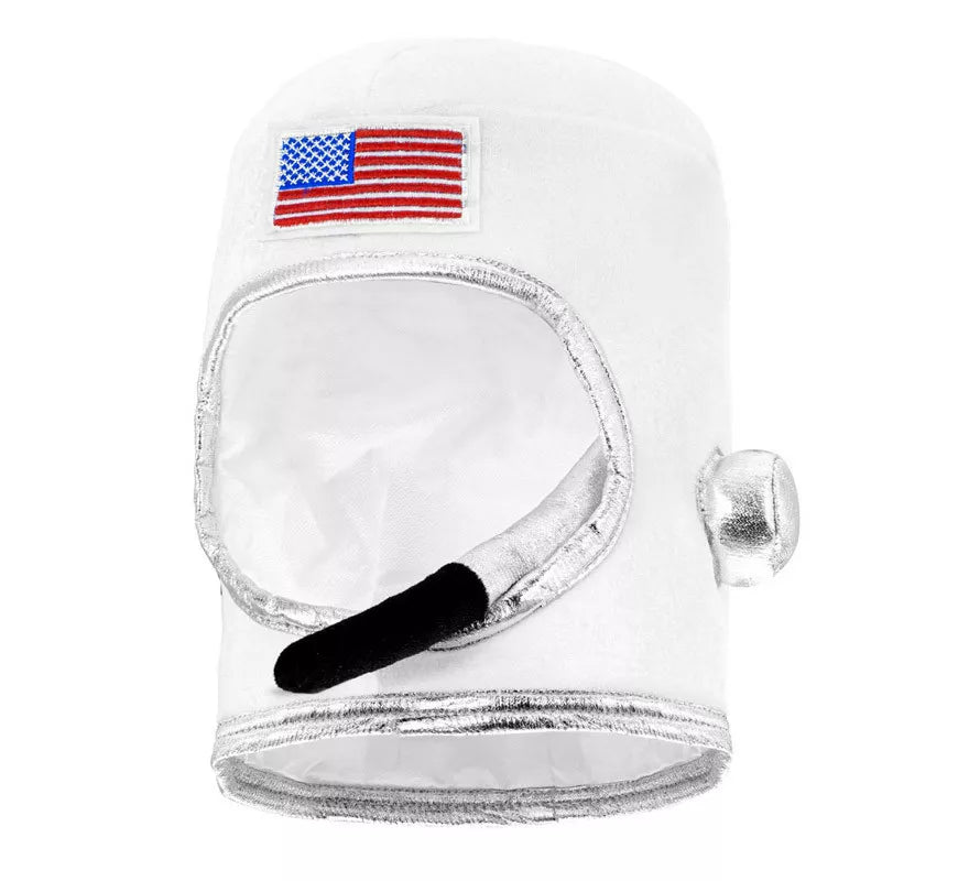 Translation missing: pt-PT.Casco Astronauta Blanco USA para adulto