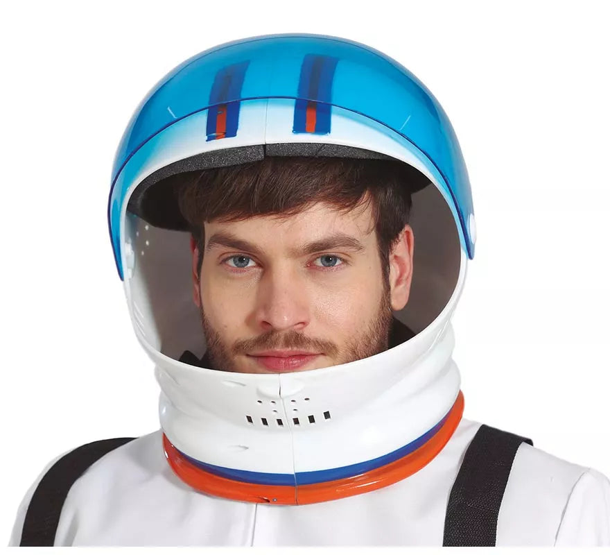 Translation missing: pt-PT.Casco de Astronauta Blanco y Azul