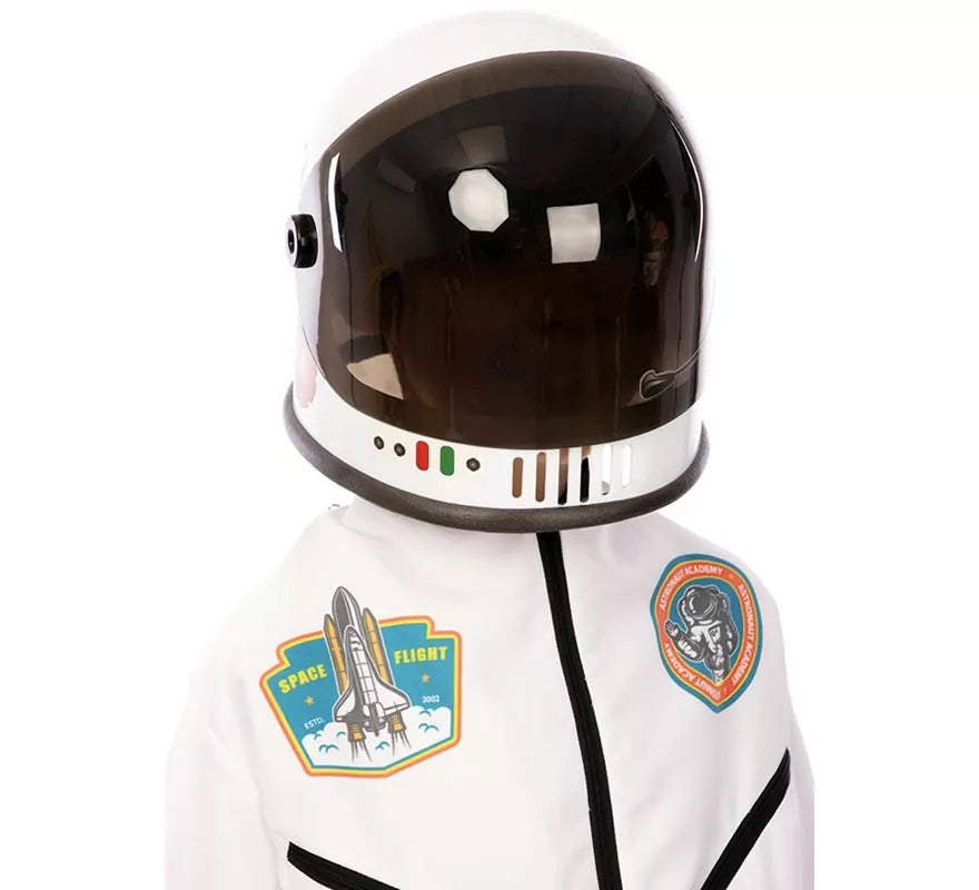 Translation missing: pt-PT.Casco de Astronauta negro y blanco infantil de 21x23x22 cm