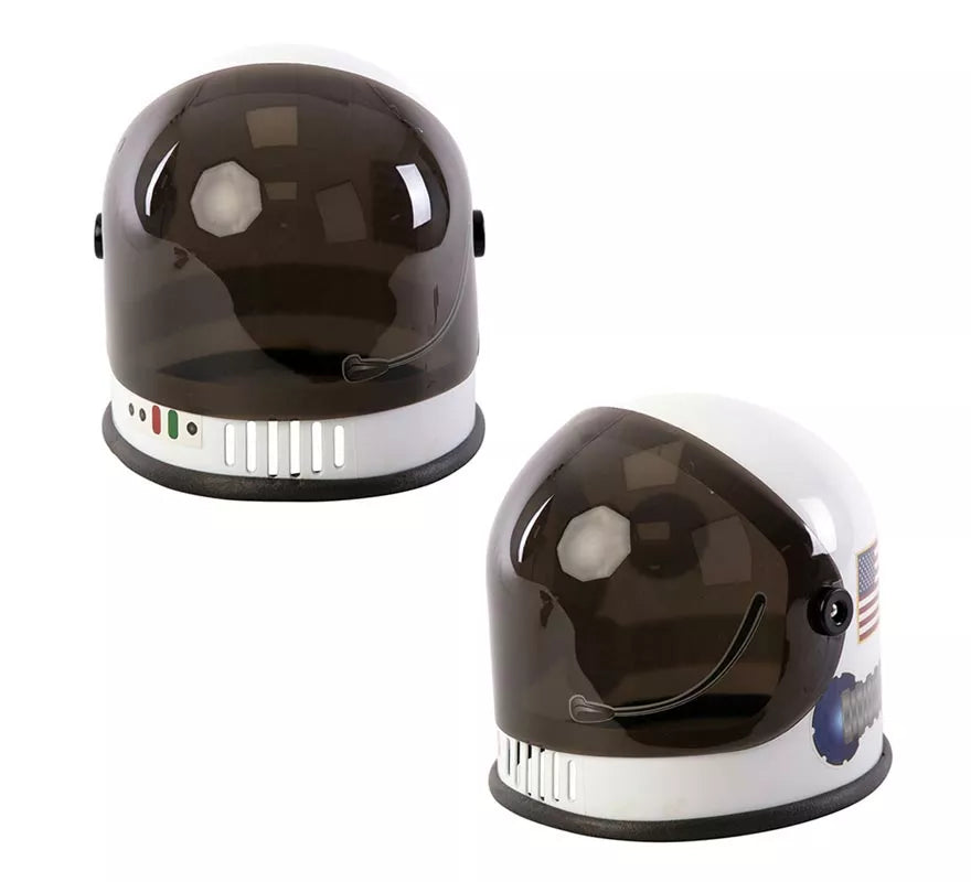 Translation missing: pt-PT.Casco de Astronauta negro y blanco infantil de 21x23x22 cm
