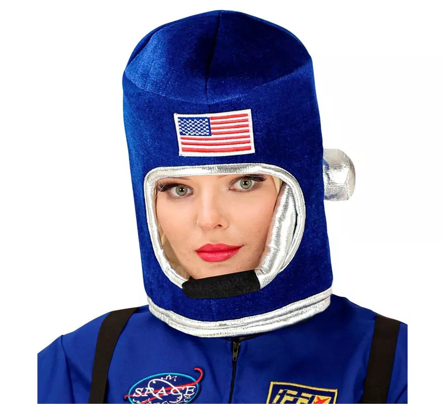 Translation missing: pt-PT.Casco de Astronauta Space azul para adulto