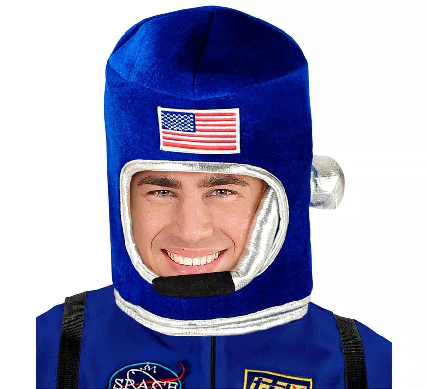 Translation missing: pt-PT.Casco de Astronauta Space azul para adulto