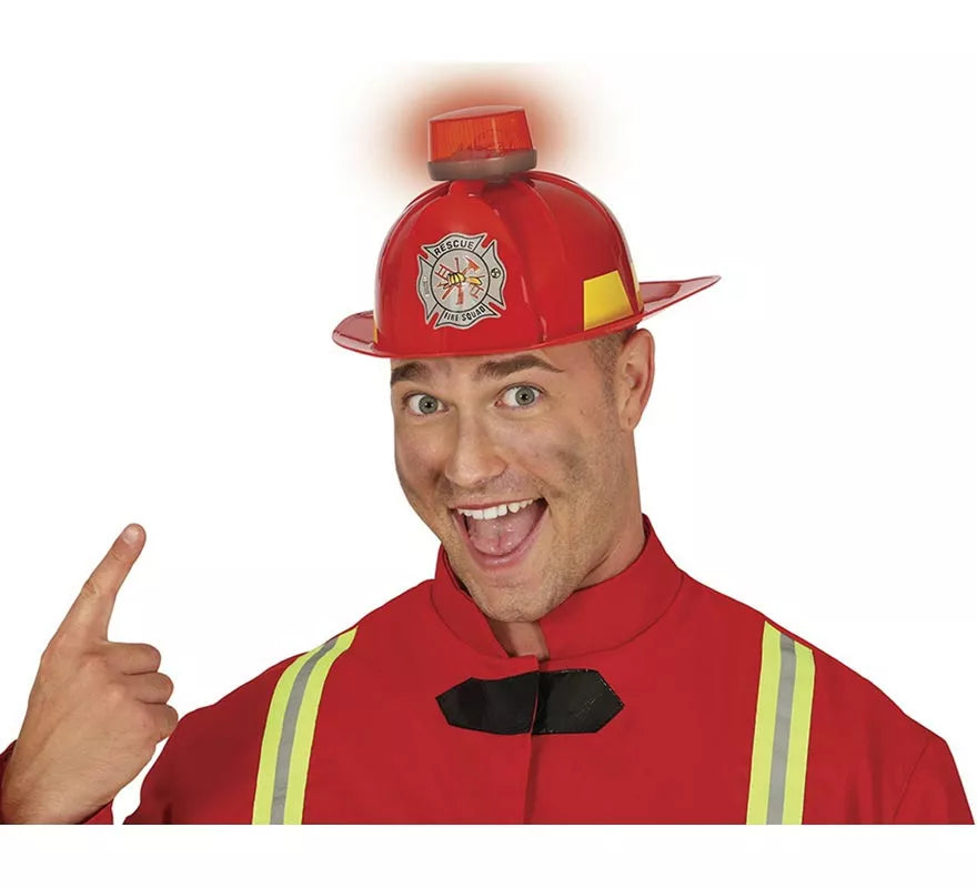 Translation missing: pt-PT.Casco de Bombero con sirena, luz y sonido