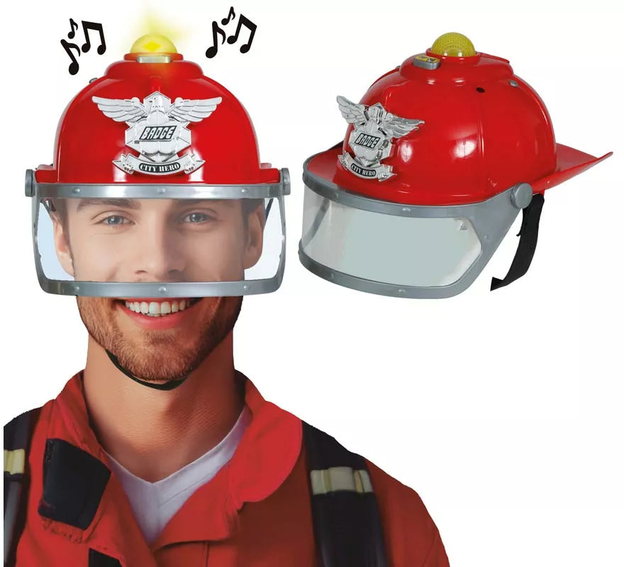 Translation missing: pt-PT.Casco de Bombero con Sirena y Luz