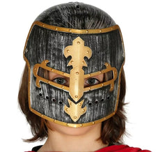 Capacete medieval de cavaleiro infantil