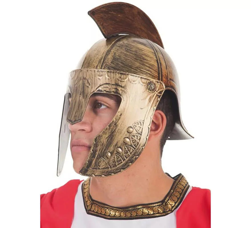Translation missing: pt-PT.Casco de Centurión Romano Dorado