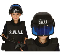 Capacete policial SWAT para crianças