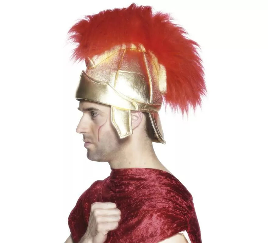 Translation missing: pt-PT.Casco de soldado romano con penacho