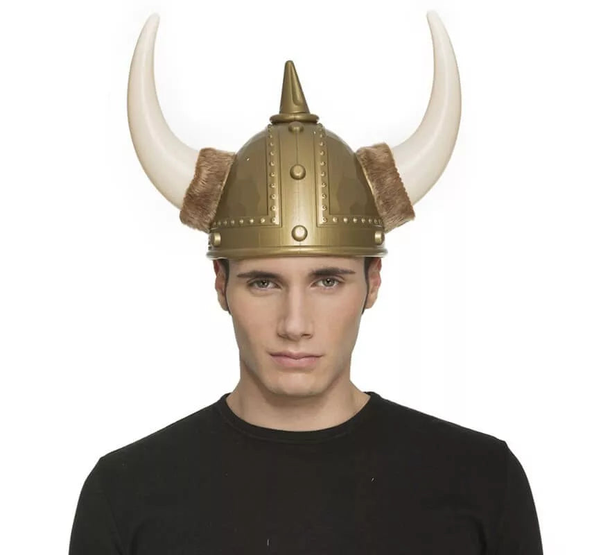 Translation missing: pt-PT.Casco de Vikingo con cuernos de Plástico