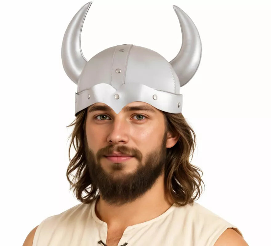 Translation missing: pt-PT.Casco de Vikingo plateado