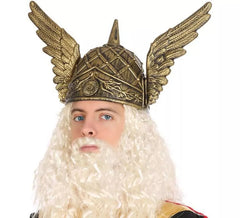 Capacete de Ouro com Asas do Deus Grego
