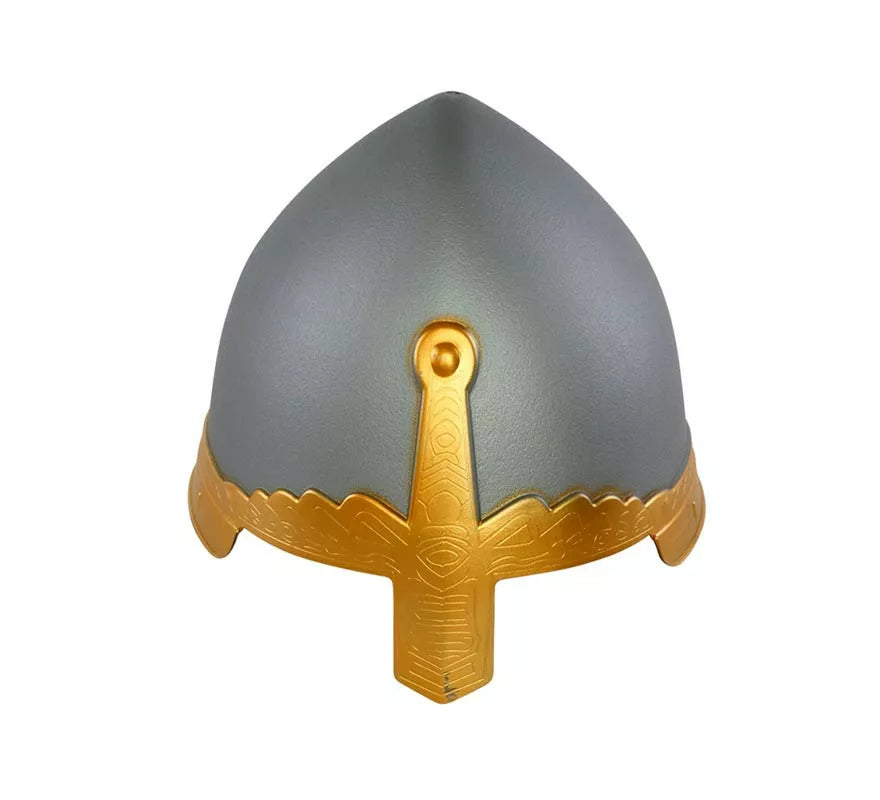Translation missing: pt-PT.Casco gris Medieval de Guerrero
