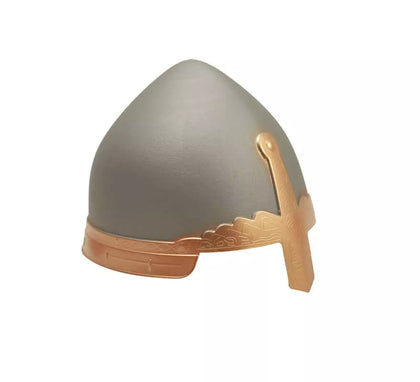 Casco Medieval Plateado