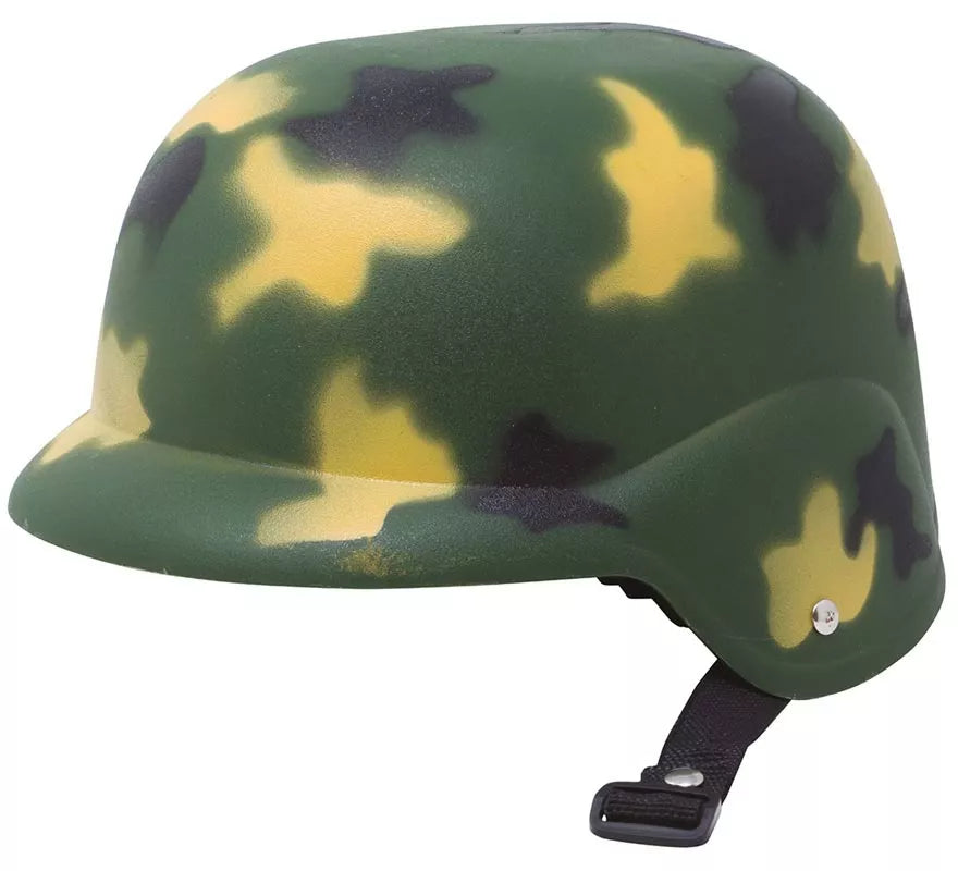 Casco Militar con cuerda
