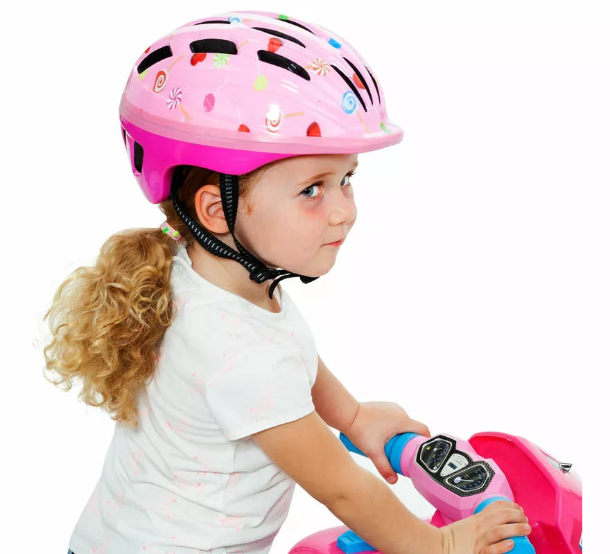 Translation missing: pt-PT.Casco Moltó rosa para niña