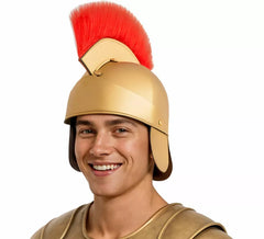 Capacete Romano Dourado
