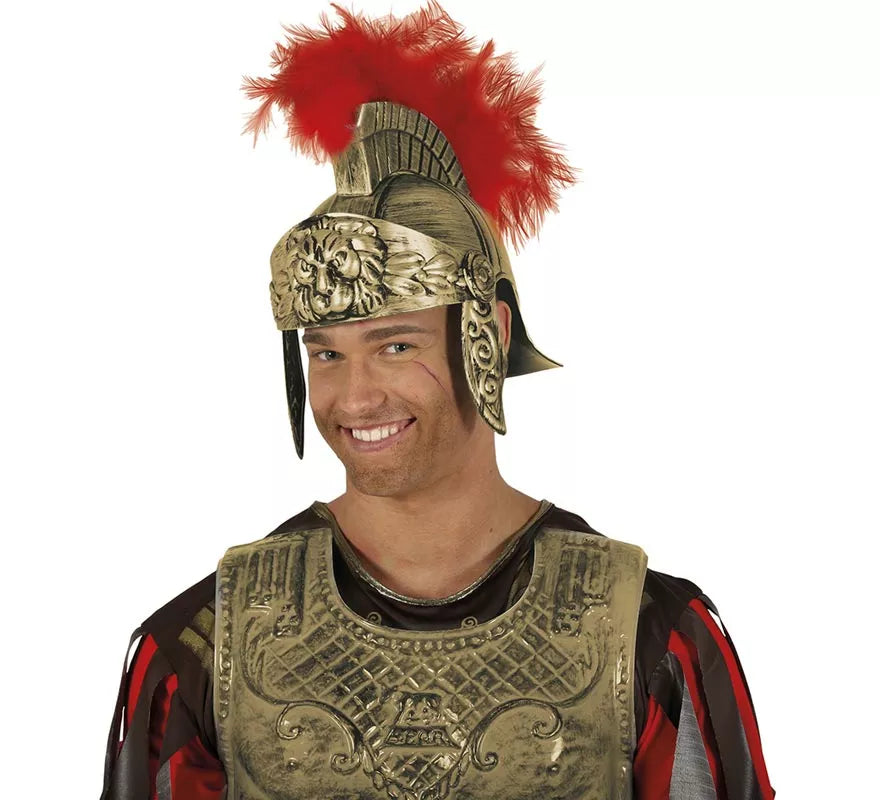 Translation missing: pt-PT.Casco Romano dorado adultos