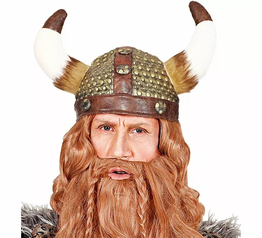 Translation missing: pt-PT.Casco Vikingo con Pelo Sintético