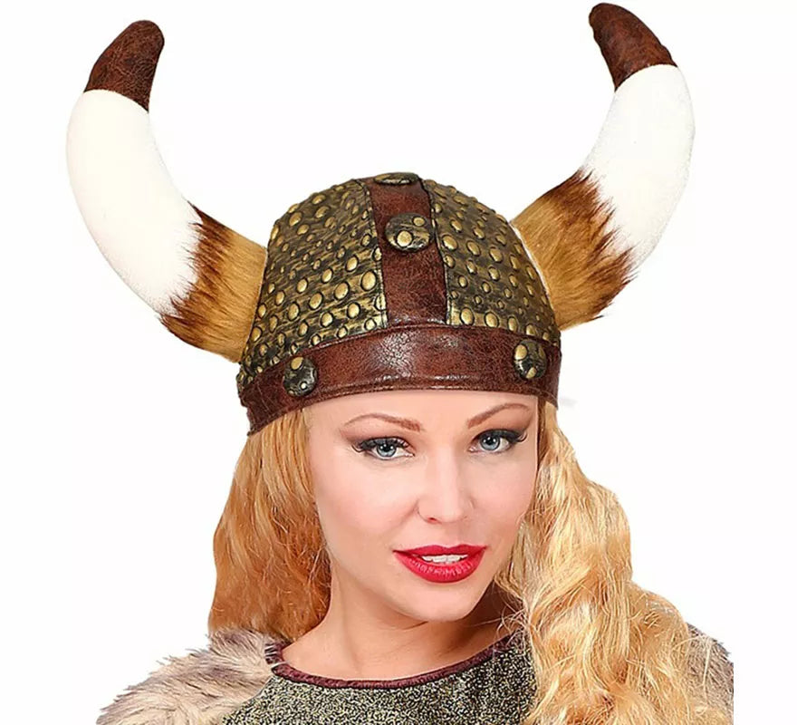 Translation missing: pt-PT.Casco Vikingo con Pelo Sintético