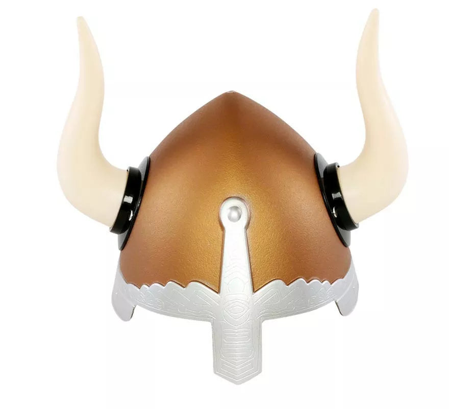 Translation missing: pt-PT.Casco Vikingo Deluxe con cuernos