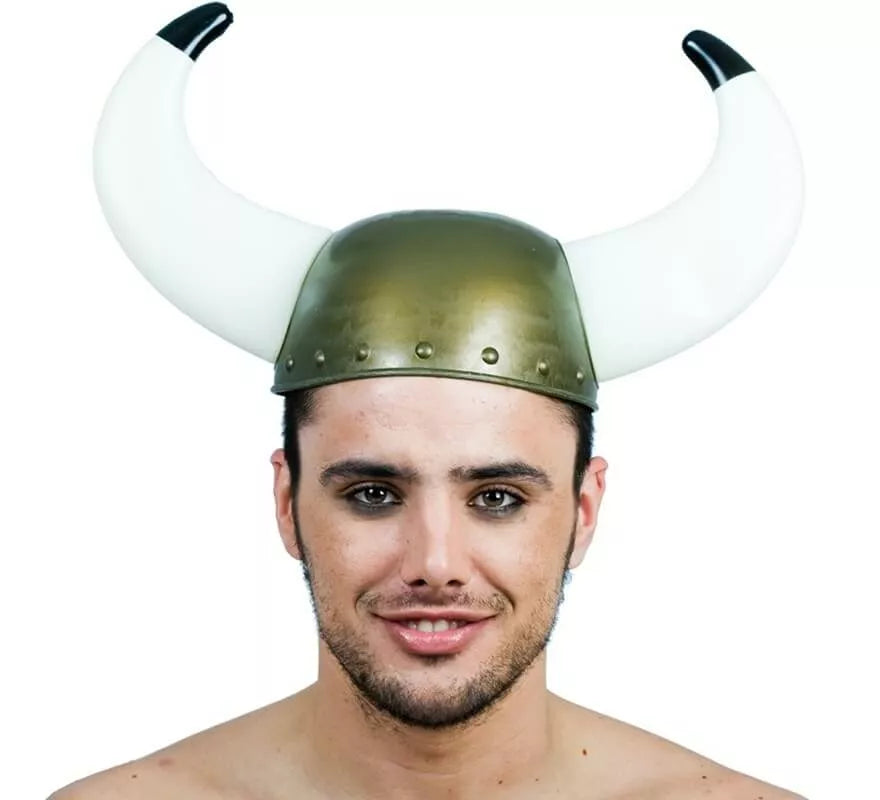 Translation missing: pt-PT.Casco Vikingo Dorado 48 cm