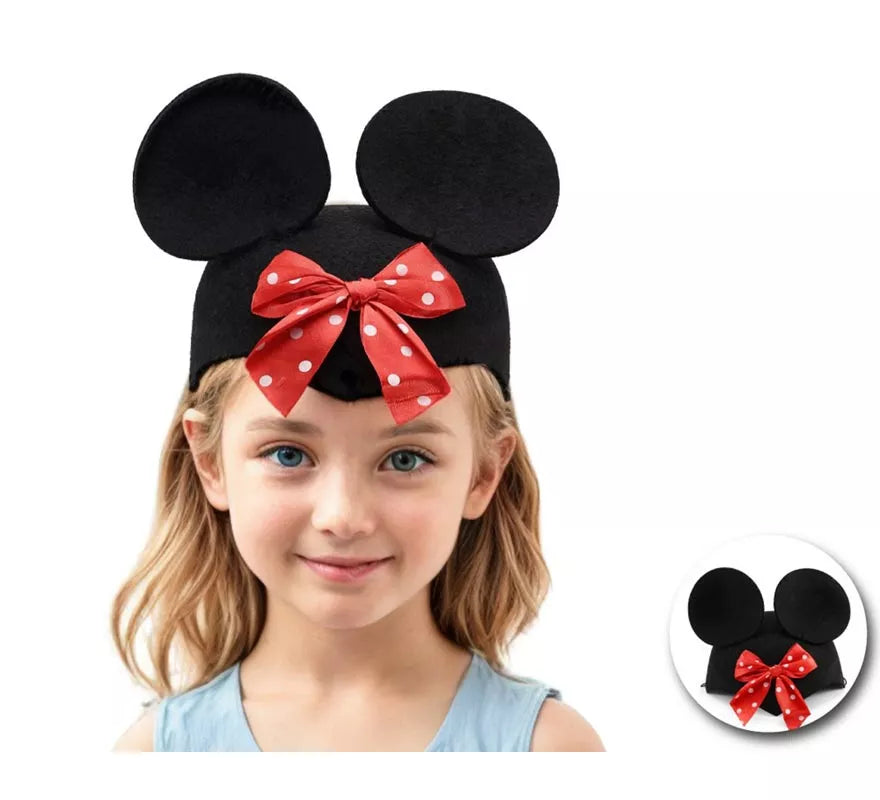 Translation missing: pt-PT.Casquete de Ratoncita famosa con lazo infantil