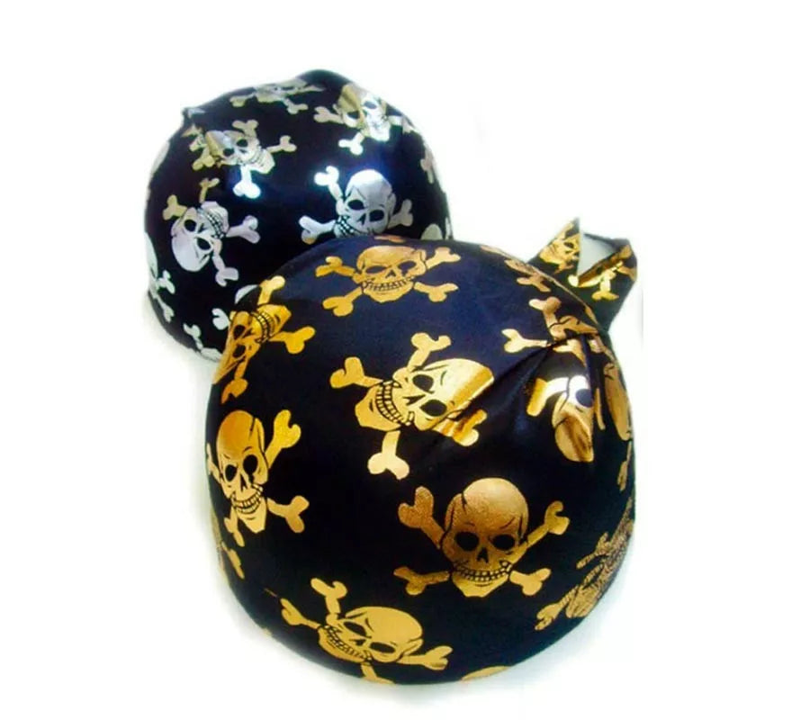 Translation missing: pt-PT.Casquete Pirata dorado y plateado colores surtidos