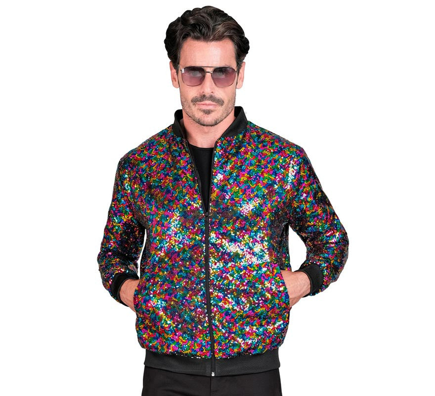 Translation missing: pt-PT.Cazadora Bomber Party Fashion multicolor para adulto