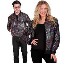 Jaqueta bomber de festa Moda multicolorida para adultos